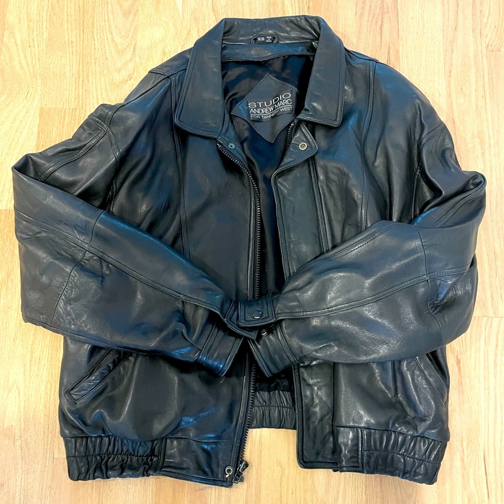 Men’s Andrew Marc leather jacket